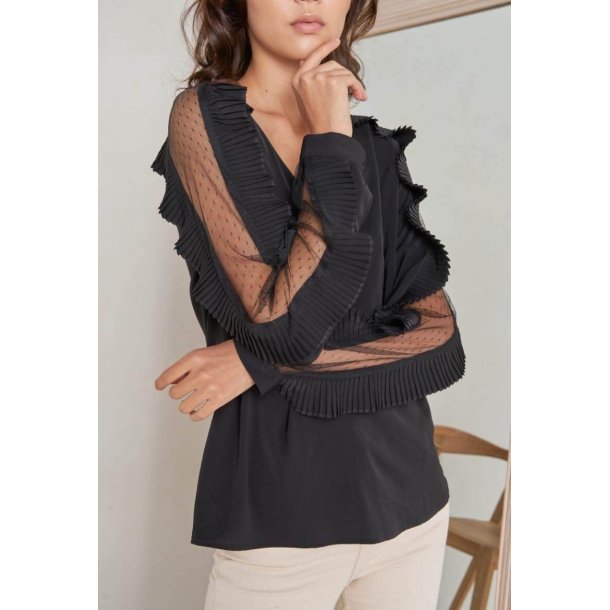 Bluse - Sort