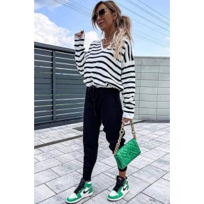 Sort Stribet S�t