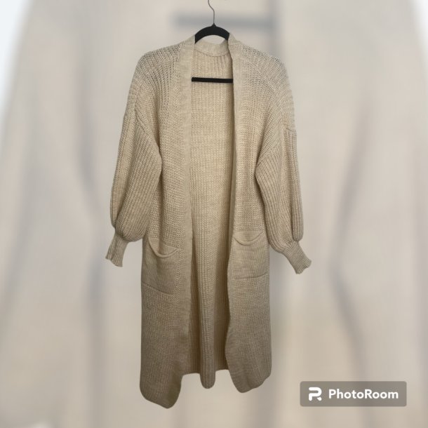 Strik Cardigan, Beige