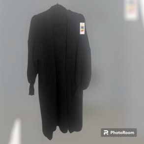 Strik Cardigan, Sort