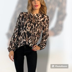 Skjorte Med Flot Print