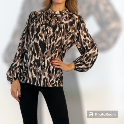 Skjorte Med Flot Print
