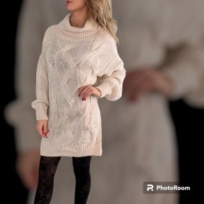 Strik - Rulle Krave, Beige